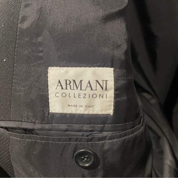 Armani collenzioni suit blazer black size 46 - Picture 3 of 7